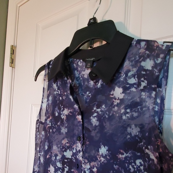 NWT Simply Vera Vera Wang Ruffled Shirt Dress - Picture 3 of 8